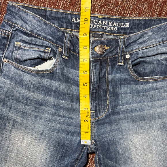 American Eagle Outfitters dark wash skinny crop women’s 6 short - Picture 13 of 14